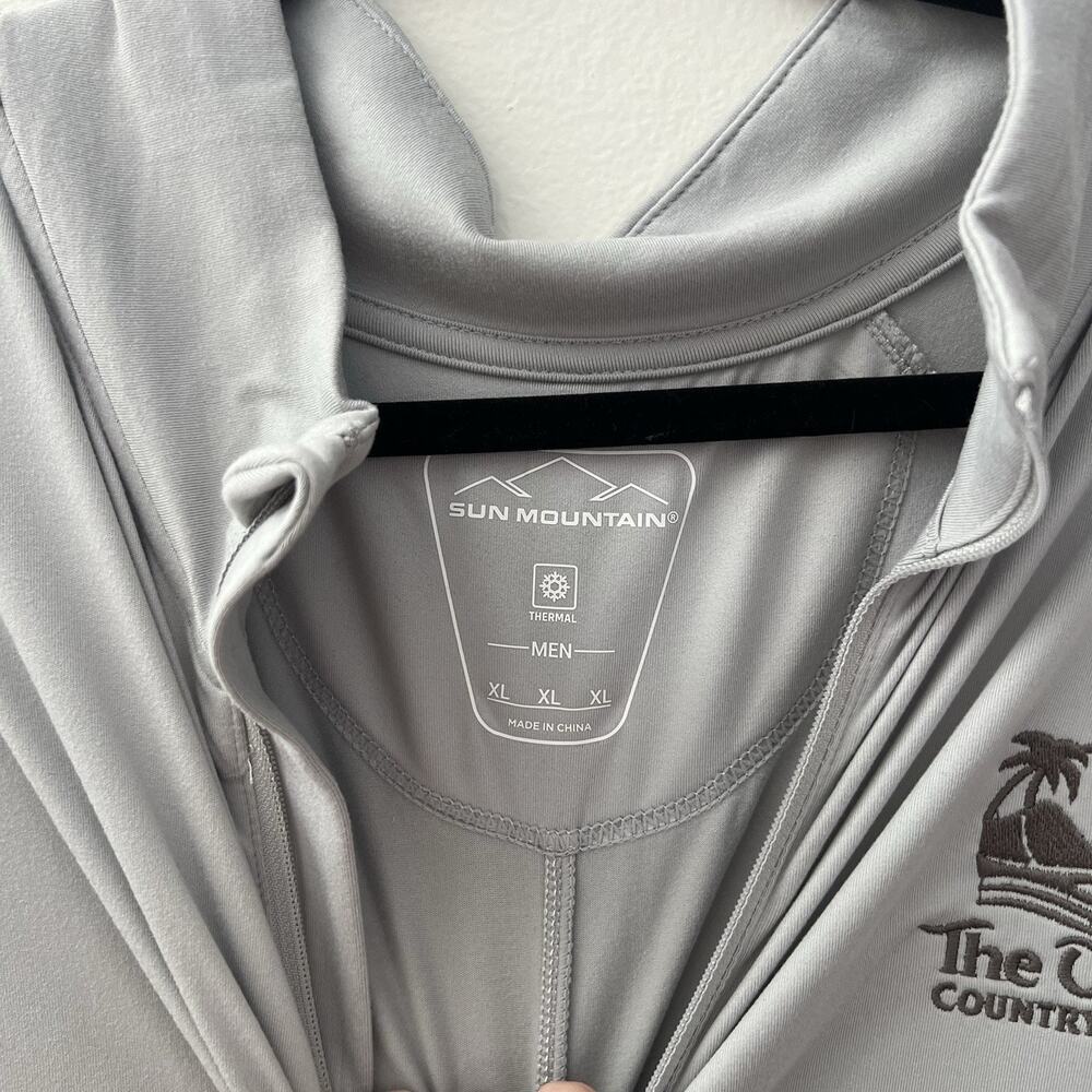 Sun Mountain Men's 1/4 Long Sleeve Sweater "oasis Country Club" Size L NWT - Picture 3 of 10